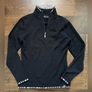 Neve Designs- Size S- 1/2 Zip Wool Ski Sweater